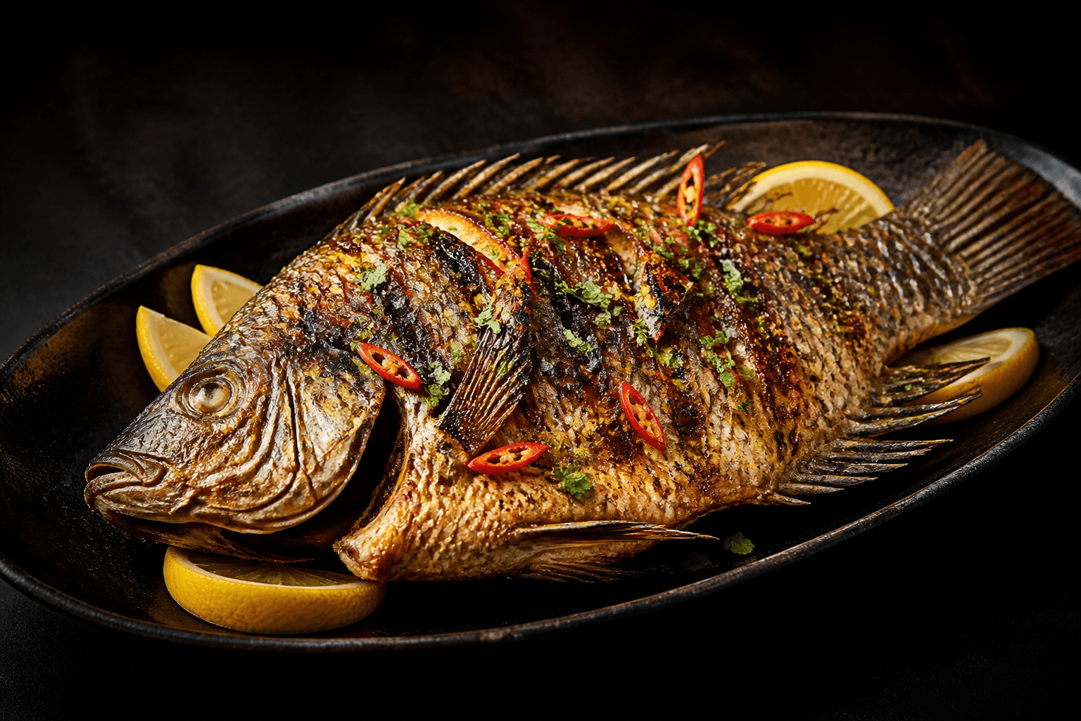 Whole Grilled Tilapia